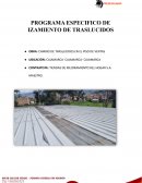 PROGRAMA ESPECIFICO DE IZAMIENTO DE TRASLUCIDOS