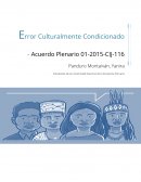 COMENTARIO ACUERDO PLENARIO 01-2015-CIJ-116