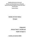 Batallas de Simón Bolívar (Ensayo)