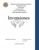 Las inversiones