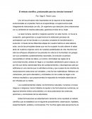 Método científico, inalcanzable para las ciencias humanas