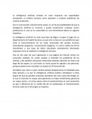 LA INTELIGENCIA ARTIFICIAL