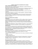 Naturaleza de la administración estratégica