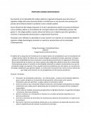 PROPUESTA CÓDIGO DEONTOLÓGICO