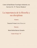 La importancia de la filosofía y sus disciplinas
