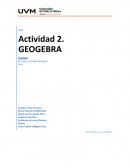 Actividad 2. GEOGEBRA