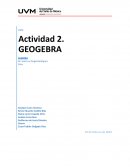 Actividad Geogebra en el ámbito de la Ingeniería