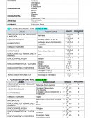 PLAN DE ASIGNATURAS NIVEL PREESCOLAR