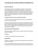 Los rasgos del estado de derecho democrático
