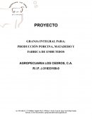 PRODUCCIÓN PORCINA, MATADERO Y FABRICA DE EMBUTIDOS AGROPECUARIA LOS CEDROS, C.A