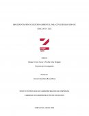 IMPLEMENTACIÓN DE GESTIÓN AMBIENTAL PARA CEVICHERIAS JHON DE CHICLAYO - 2022