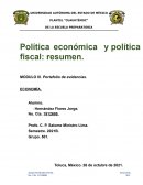 Políticas Fiscales y Económicas
