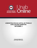 Administración del capital de trabajo