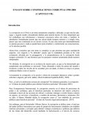 ENSAYO SOBRE CONSPIRACIONES CORRUPTAS 1990-2000