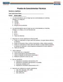 Prueba de Conocimientos Técnicos