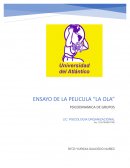 Ensayo de pelicula la ola