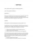 SINTESIS DEL OBJETO Y ALCANCE DE LAS NORMAS RELACIONADAS