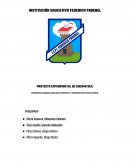 PROYECTO EXPERIMENTAL DE CINEMATICA: EXPERIMENTO CASERO DE DADOS QUE REPRESENTA EL MOVIMIENTO RECTILINEO UNIFORME