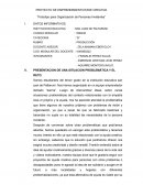 Prototipo para Organización de Personas Invidentes