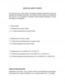 INDICE DEL MARCO TEORICO