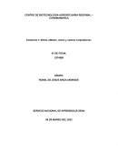 Afiche Misión, visión y valores corporativos