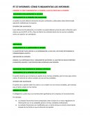 AUDITORIA. INFORMES: CÓMO FUNDAMENTAS LOS INFORMES