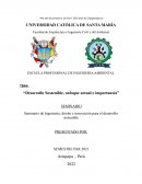 Desarrollo Sostenible, enfoque actual e importancia