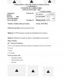 Título de la práctica: Determinación de pH