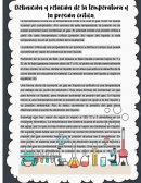 Temperatura y presion critica