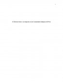 El Turismo étnico y sus impactos en las Comunidades Indígenas del Perú