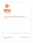 Características del espíritu empresarial y del emprendedor