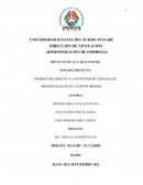 El marketing digital en las ventas de los dulces artesanales en la ciudad de Jipijapa