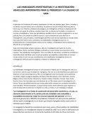 LAS HABILIDADES INVESTIGATIVAS Y LA INVESTIGACIÓN, VEHICULOS IMPORTANTES PARA EL PROGRESO Y LA CALIDAD DE VIDA