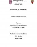 Portafolio de evidencias. Fundamentos de Derecho