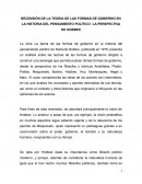 RECENSIÓN DE LA TEORIA DE LAS FORMAS DE GOBIERNO EN LA HISTORIA DEL PENSAMIENTO POLÍTICO: LA PERSPECTIVA DE HOBBES