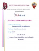 Proceso y factores que influyen en la decisión de compra