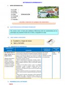 Sesión de aprendizaje ¡Auxilio, especies en peligro de extinción!