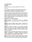 LA INVESTIGACIÓN Casuística