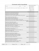 Formato cuestionario de estilos de aprendizaje