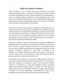 Reglas del método sociológico
