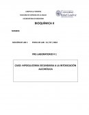 HIPOGLUCEMIA SECUNDARIA A LA INTOXICACIÓN ALCOHÓLICA