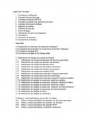 LISTADO DE FORMATOS
