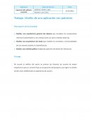 Trabajo: Diseño de una aplicación con patrones