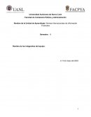 Normas Internacionales de Información Financiera