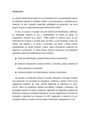 VIOLENCIA, ETIOLOGIA Y ANTECEDENTES