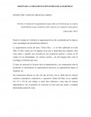 RESEÑA DE LA ARGUMENTACIÓN ESCRITA DE ALBARO DÍAZ