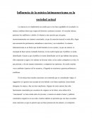 Influencia de la música latinoamericana en la sociedad actual