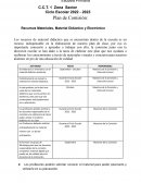 PLAN DE COMISION MATERIAL DIDACTICO