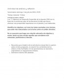 Actividad de análisis y reflexión. Los 17 objetivos de desarrollo sostenible de la Agenda 2030