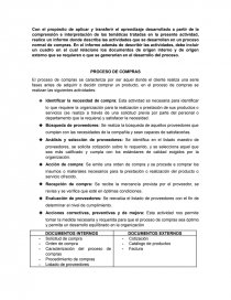 INFORME PROCESO DE COMPRAS. Página 1